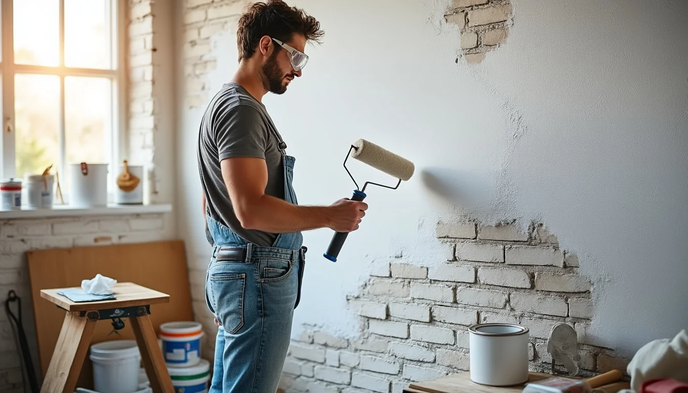 Comment peindre un mur en briques ? Tutoriel — free download